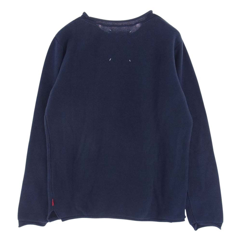 WTAPS ダブルタップス 15SS 151MADT-KNM01 AVANT SWEATER WOOL アバント セーター コットン ニット ネイビー系 1【中古】