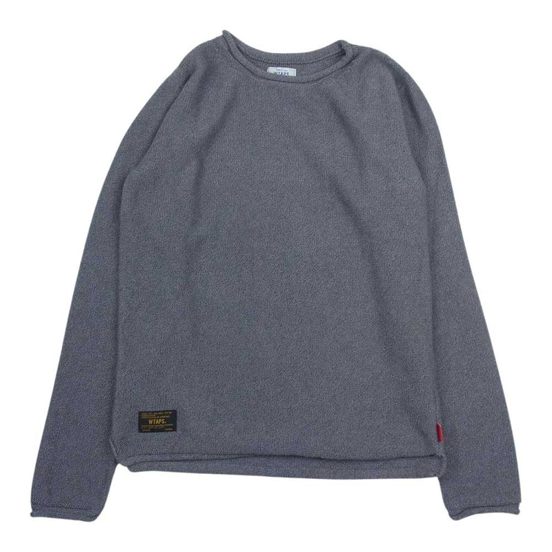 WTAPS ダブルタップス 141MADT-KNM01 AVANT SWEATER アバント コットン ニット セーター チャコール系 S【中古】