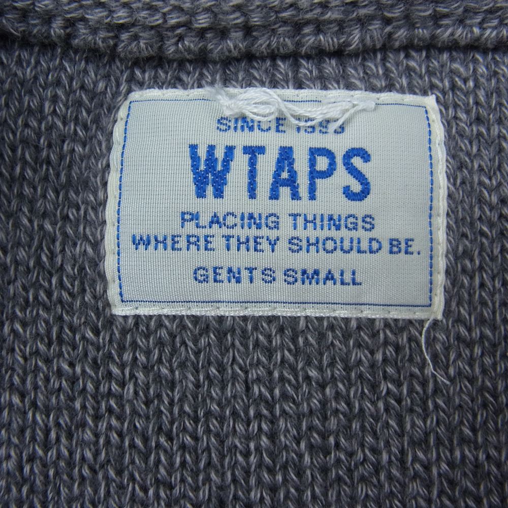 WTAPS ダブルタップス 141MADT-KNM01 AVANT SWEATER アバント コットン ニット セーター チャコール系 S【中古】