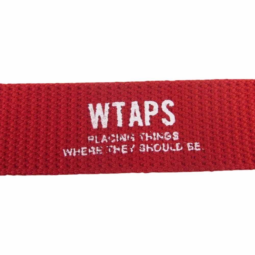 WTAPS ダブルタップス GIB BELT ガチャ ベルト レッド レッド系【中古】