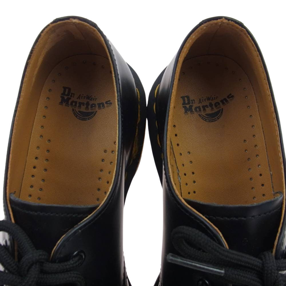 Dr.Martens ドクターマーチン 146159 3EYE GIBSON SHOES 3ホール ブーツ シューズ ブラック系 EU38【中古】