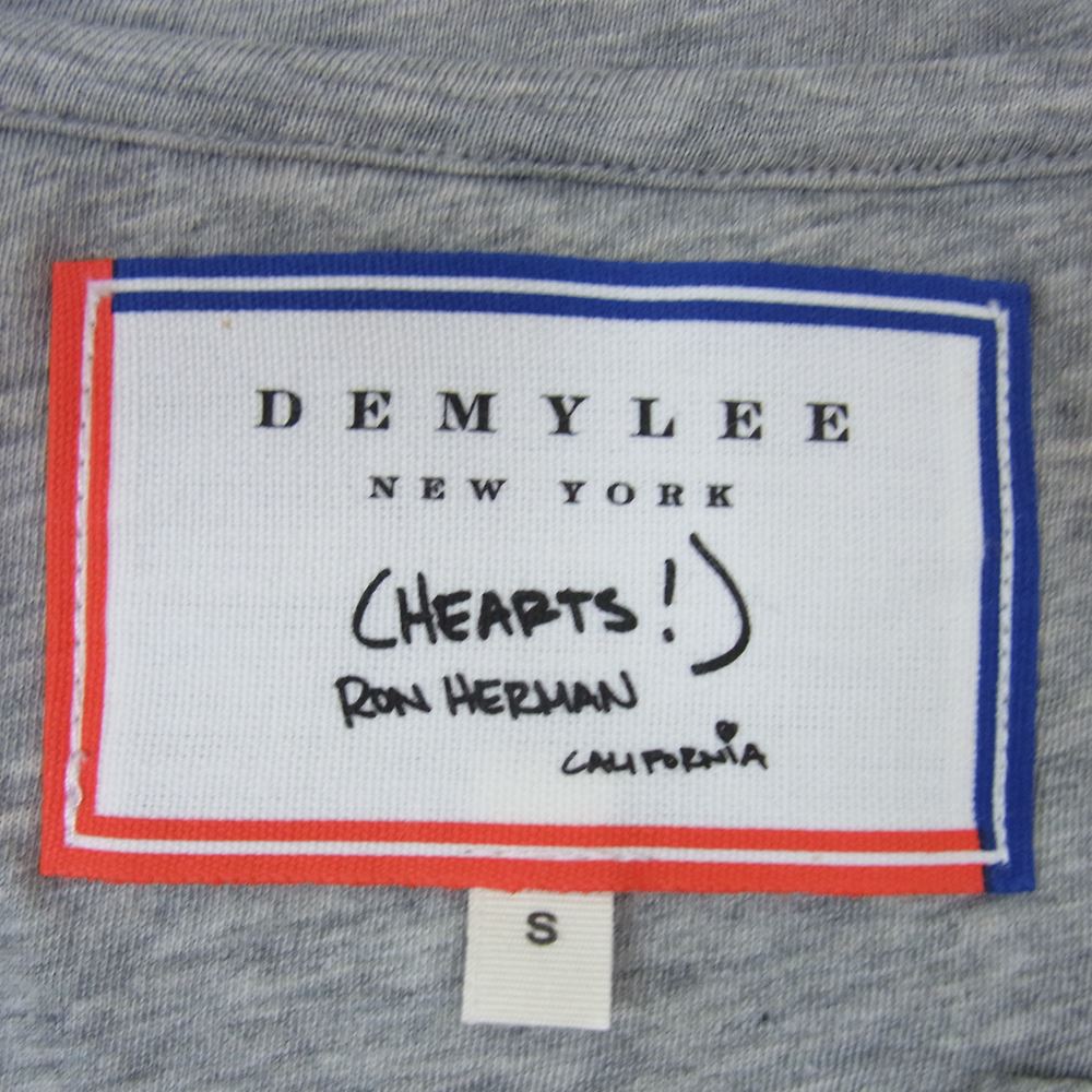 デミリー 111090187 DEMYLEE デミリー HEARTS Vネック カットソー グレー系 S【中古】
