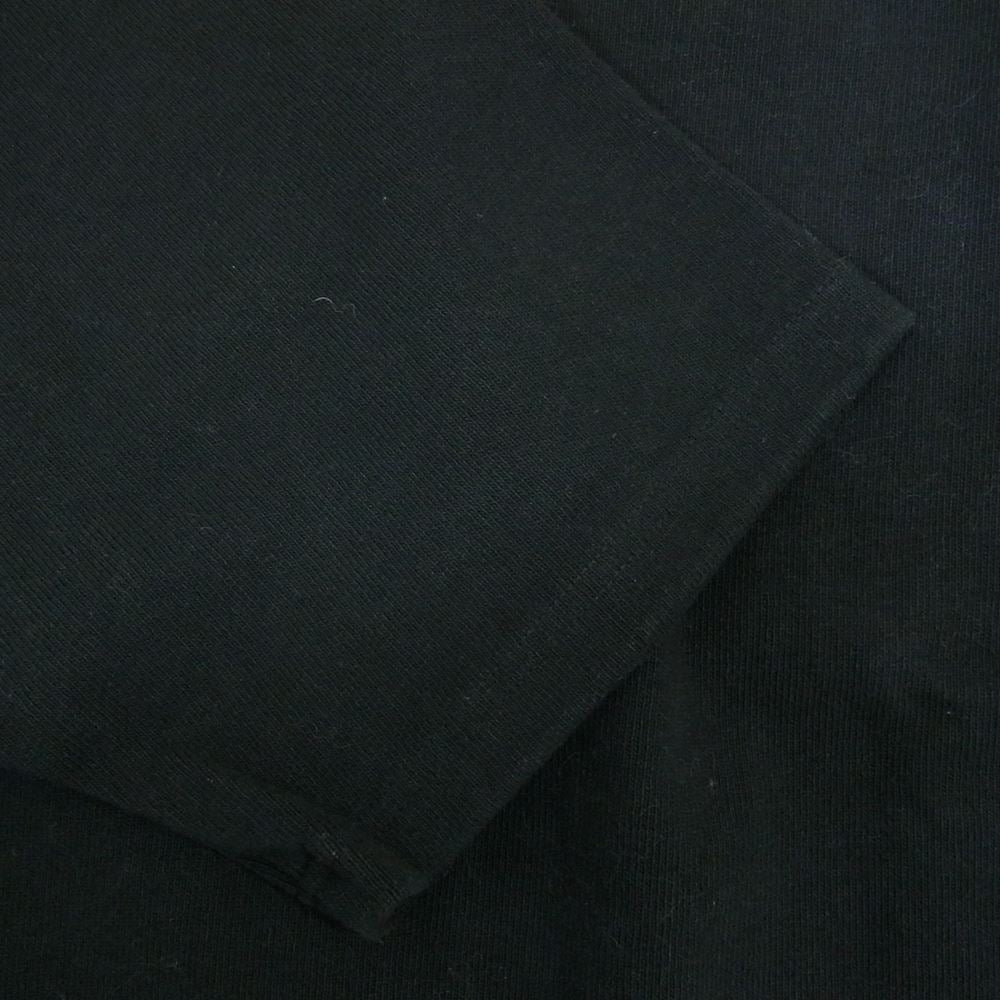 UNITED ARROWS ユナイテッドアローズ 1617-241-4951 6 ロク BEAUTY & YOUTH コットン バックリボン ショートスリーブ Tシャツ ブラック系 FREE【極上美品】【中古】