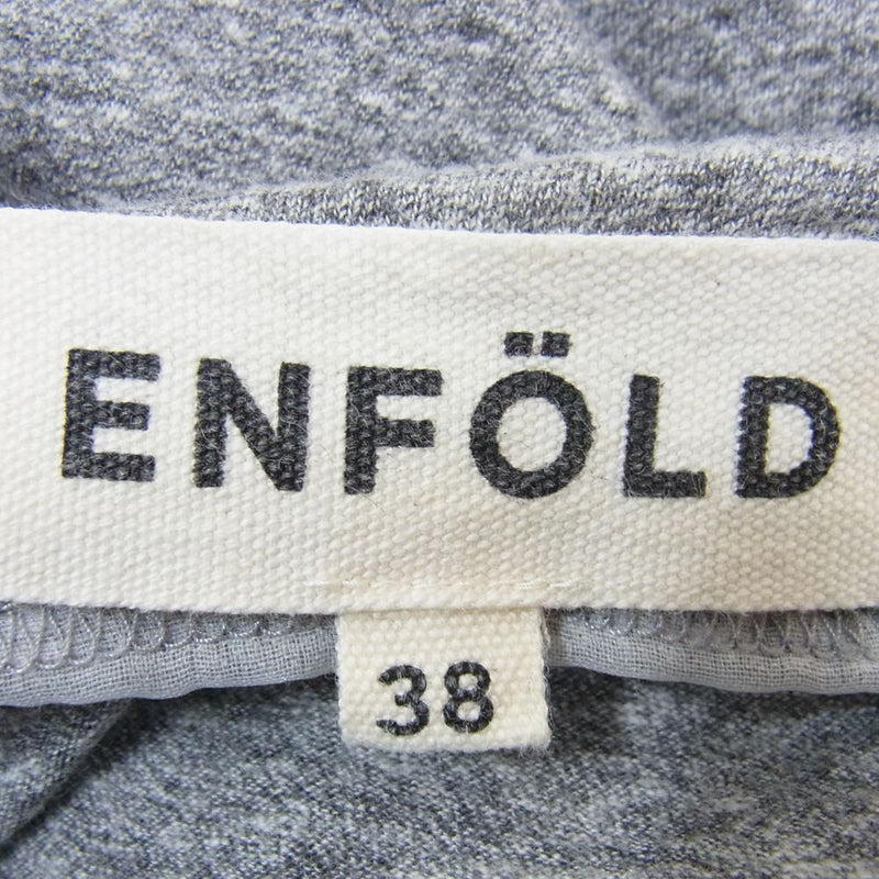 ENFOLD エンフォルド 3006S280-2090 ノースリーブ カットソー グレー系 38【中古】