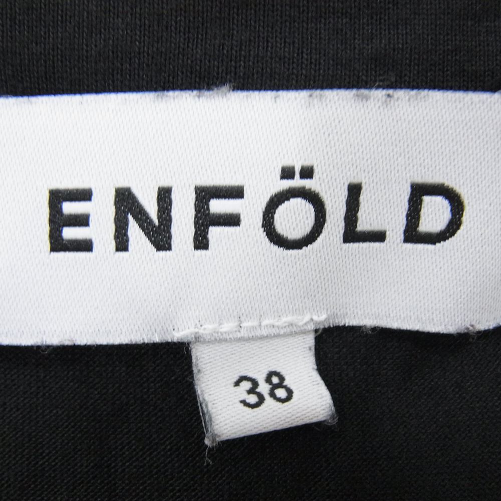 ENFOLD エンフォルド 3005S380-2580 ノースリーブ カットソー ブラック系 38【中古】