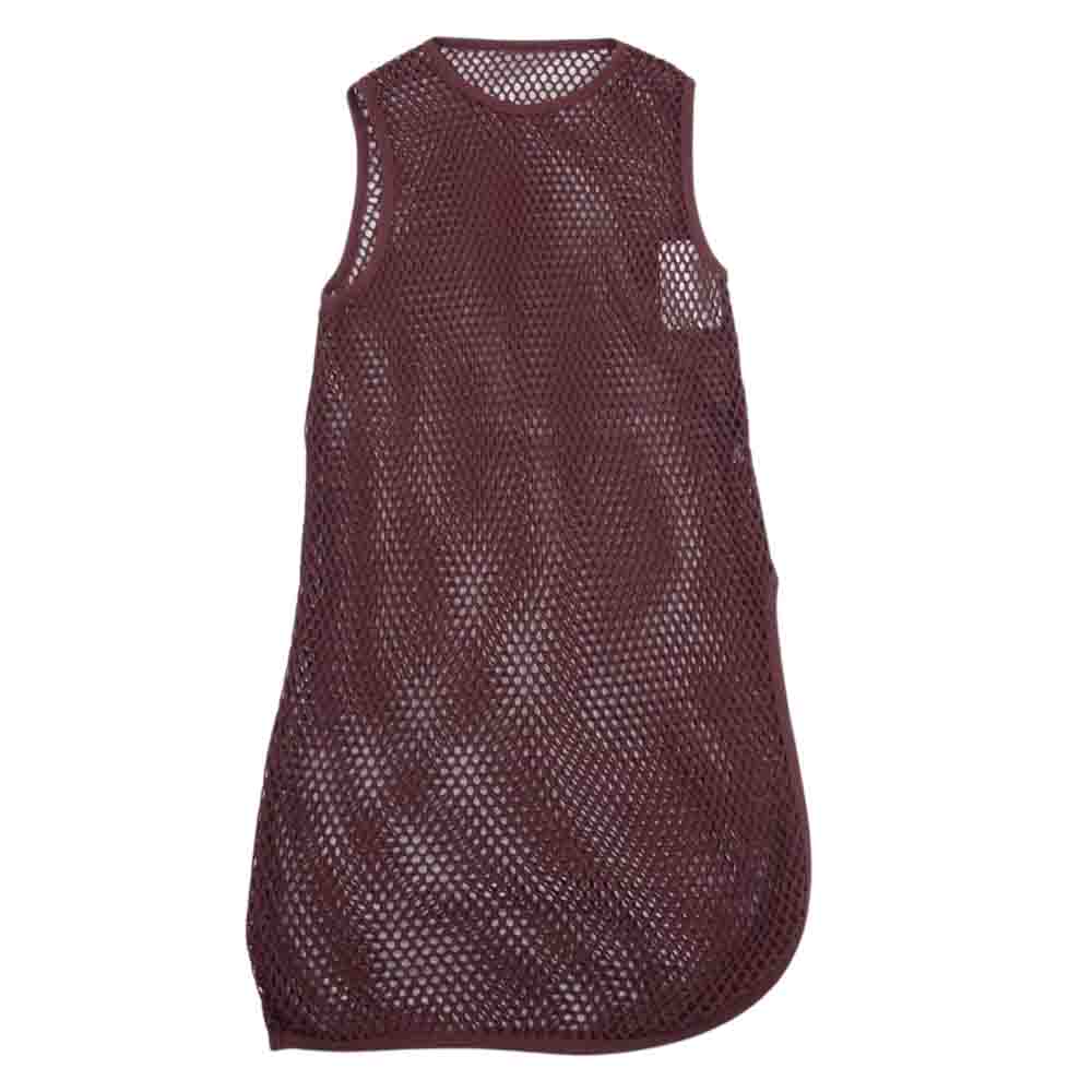 UNITED ARROWS ユナイテッドアローズ 8617-241-0126-3900 6 ロク BEAUTY & YOUTH BIG MESH TUNIC ビッグ メッシュ チュニック ワンピース ブラウン系【極上美品】【中古】
