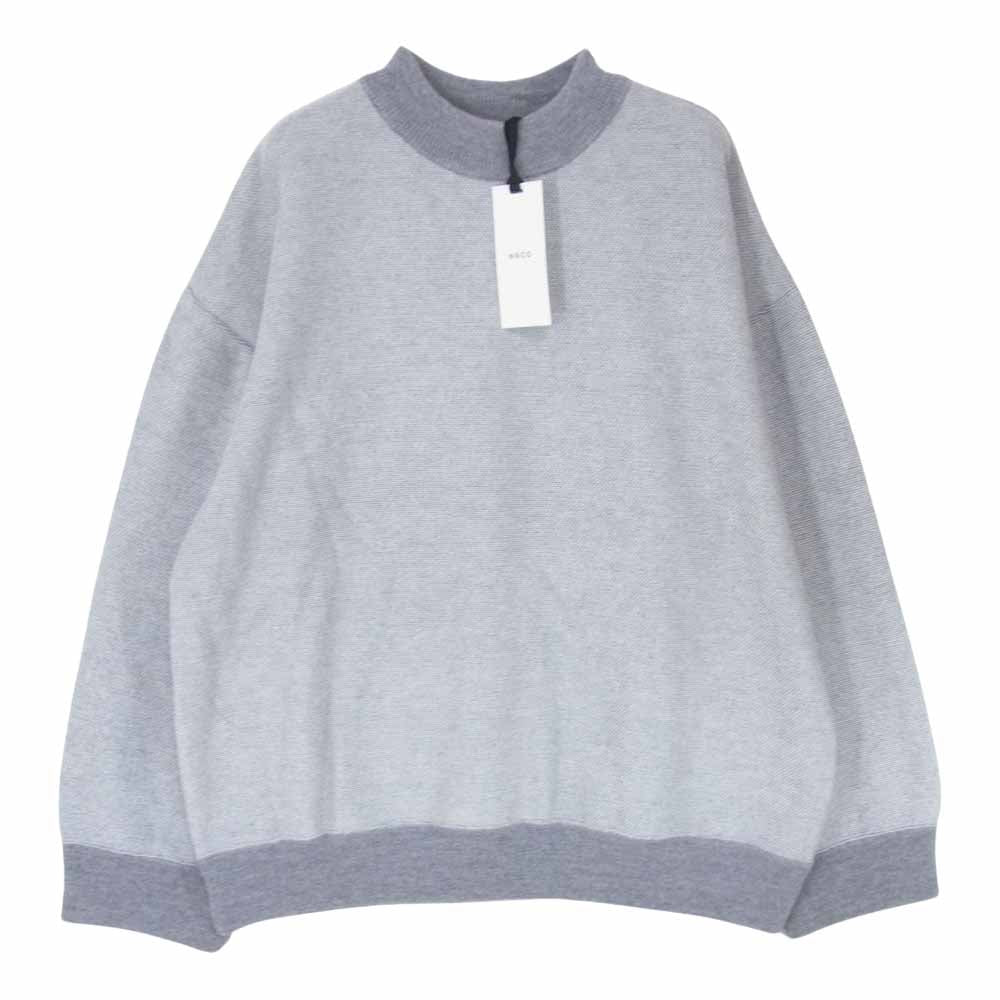 エヌエスシーオー NDW15W-LKT01 Thread crew Neck Sweater スレッド クルーネック セーター ニット グレー系 F【極上美品】【中古】