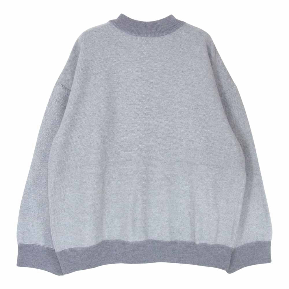 エヌエスシーオー NDW15W-LKT01 Thread crew Neck Sweater スレッド クルーネック セーター ニット グレー系 F【極上美品】【中古】