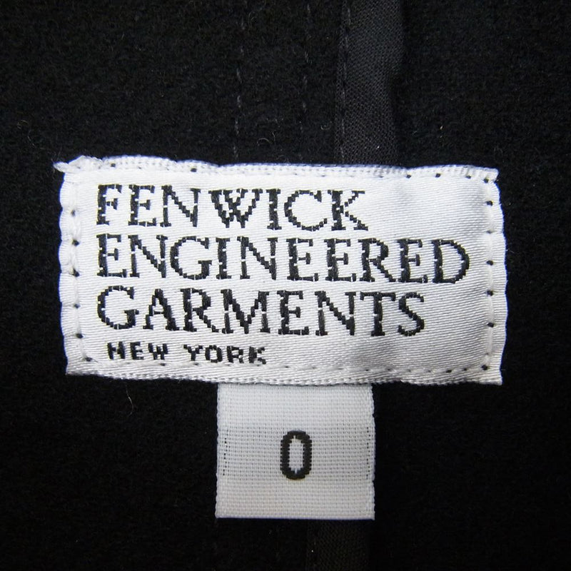 Engineered Garments エンジニアードガーメンツ FWK USA製 Bedford Jacket レザーエルボーパッチ ウール ベッドフォード ジャケット ブラック系 O【中古】