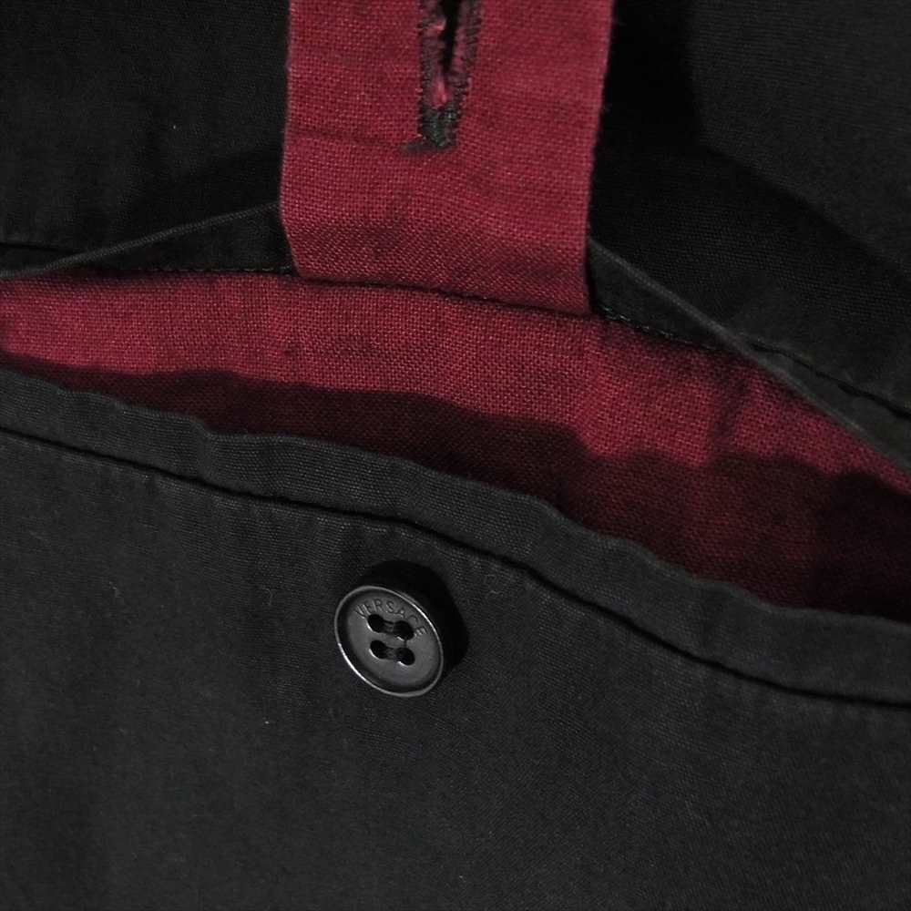 VERSACE ヴェルサーチ ポケット シャツ  ブラック系【中古】