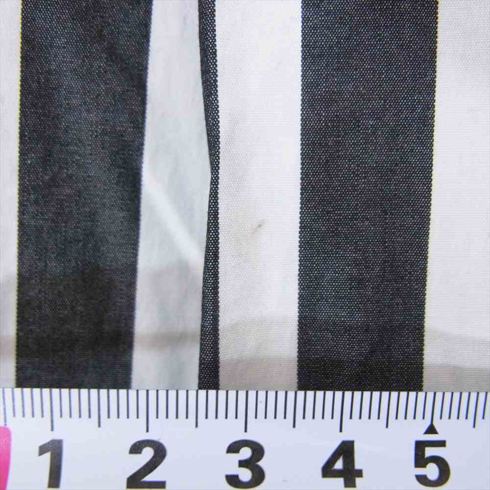 WTAPS ダブルタップス 15AW 151LTDT-SHM03 PLAIN LS STRIPE SHIRTS ストライプ シャツ ダークグレー系 ホワイト系 M【中古】