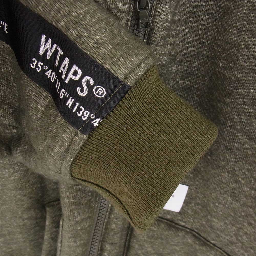 WTAPS ダブルタップス 22AW 222ATDT-JKM02 Jacket Poac. Boa Olive Drab ボア ジャケット グリーン系 4【美品】【中古】