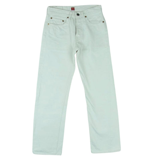 RESOLUTE リゾルト A710 ボタンフライ 5ポケット ストレート デニム ホワイト パンツ 日本製 ホワイト系 W28 L29【中古】