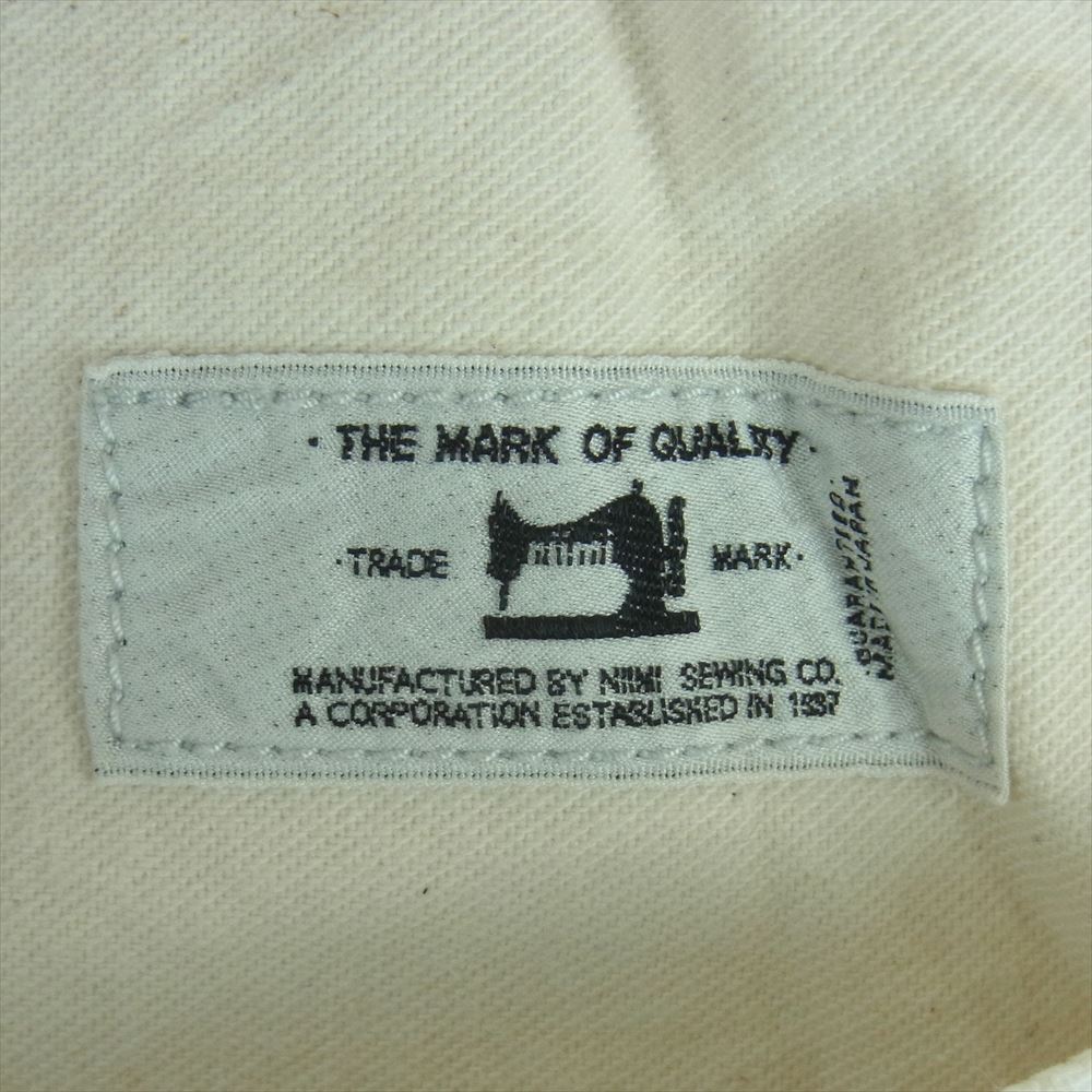 RESOLUTE リゾルト A710 ボタンフライ 5ポケット ストレート デニム ホワイト パンツ 日本製 ホワイト系 W28 L29【中古】