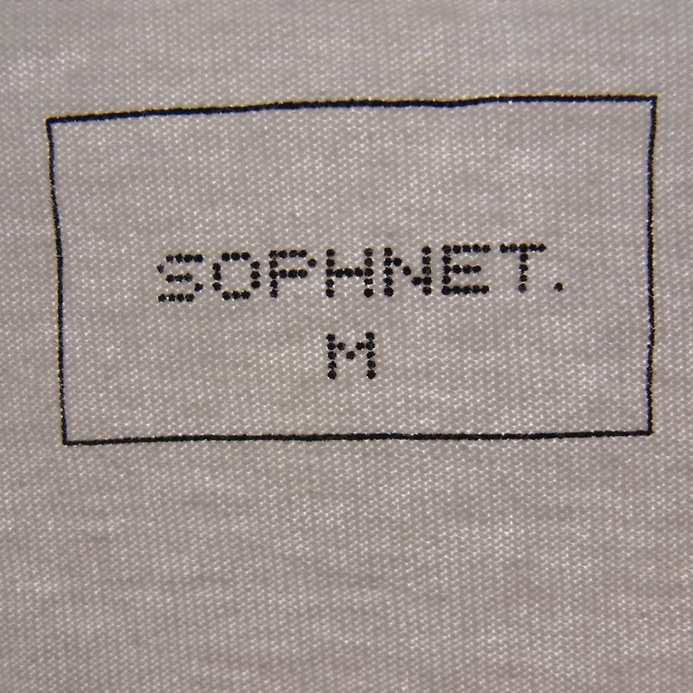 SOPHNET. ソフネット 21SS SOPH-210057 L/S SCORPION TEE スコーピオン 刺繍 ロングスリーブ 長袖 Tシャツ ロンT グレー系 M【中古】