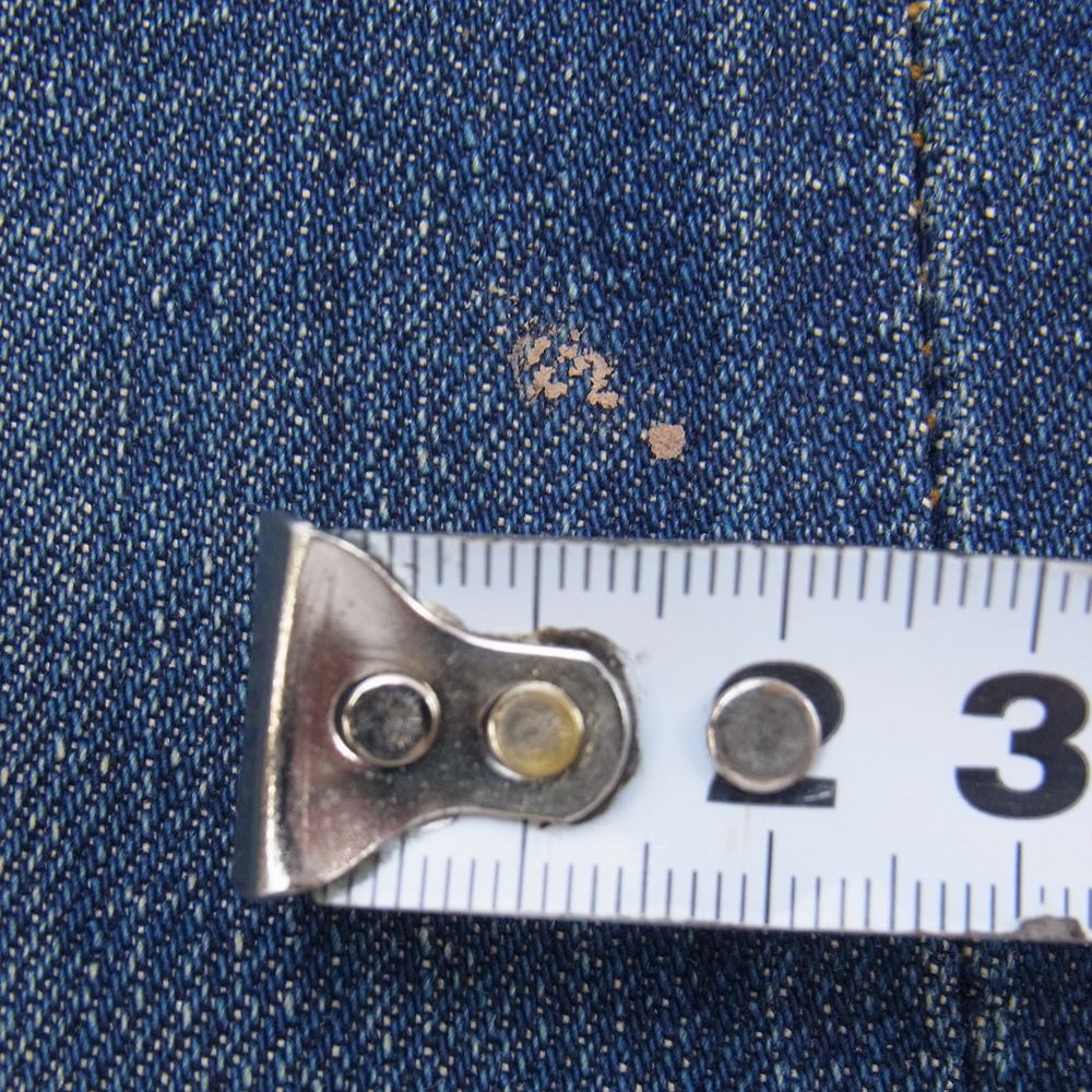Levi's リーバイス ヴィンテージ 501 66前期 スモールE ボタンフライ ストレート デニム パンツ インディゴブルー系【中古】
