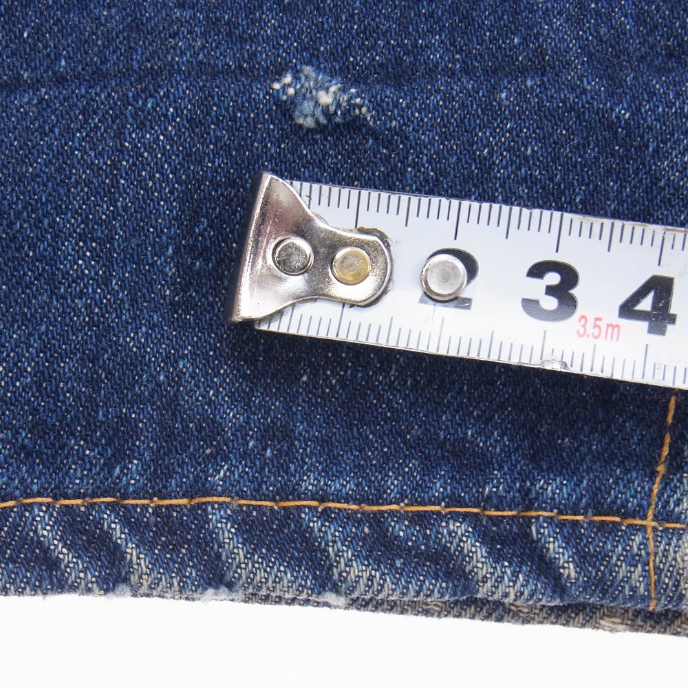 Levi's リーバイス ヴィンテージ 501 66前期 スモールE ボタンフライ ストレート デニム パンツ インディゴブルー系【中古】