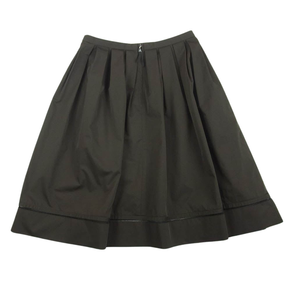 FOXEY フォクシー 22637-NSSFA215P NEWYORK ニューヨーク ストレッチ グログラン スカート ダークブラウン系 38【中古】