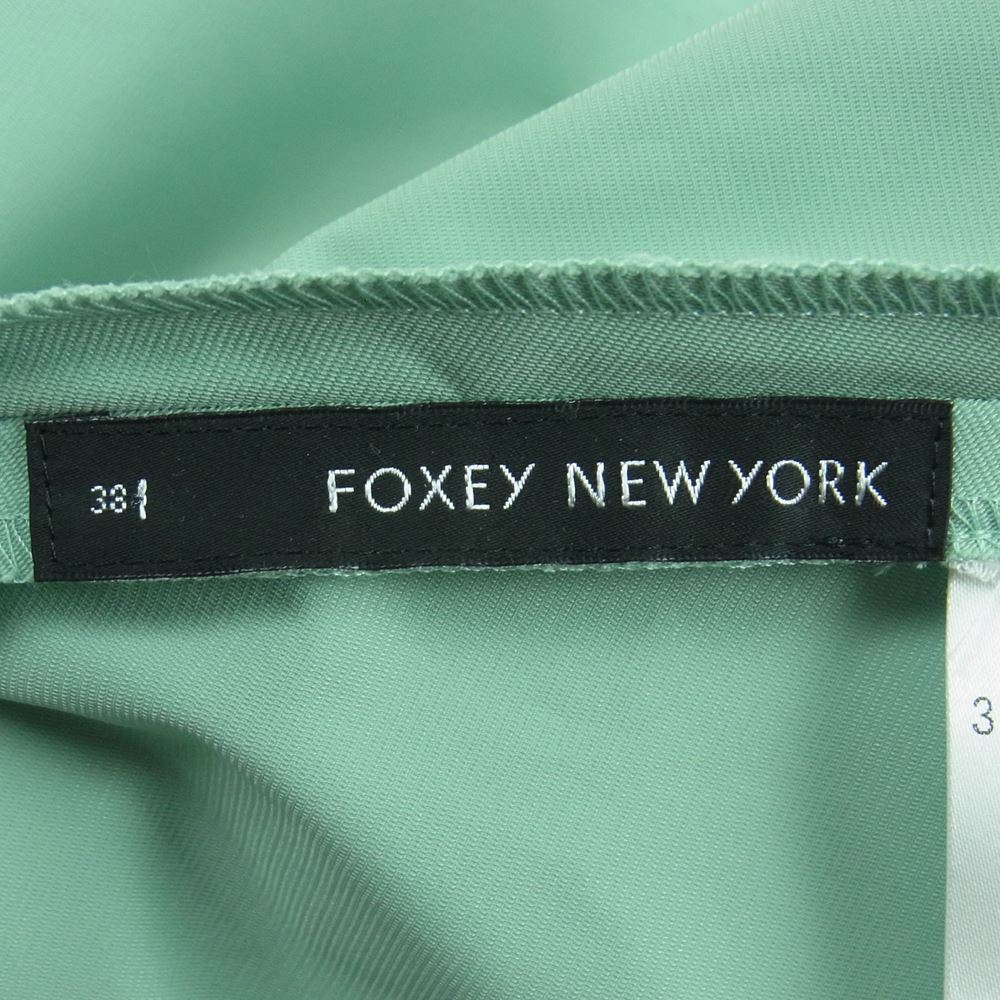 FOXEY フォクシー 31193-NSSFX405T-2 NEWYORK ニューヨーク コンコルド スカート 日本製 ライトグリーン系 38【中古】