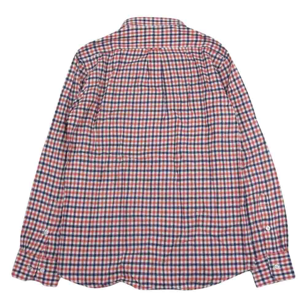 WTAPS ダブルタップス 15AW 152LTDT-SHM04 CHECK L/S 01 SHIRT COTTON FLANNEL チェック 長袖 シャツ コットン フランネル レッド系 M【中古】