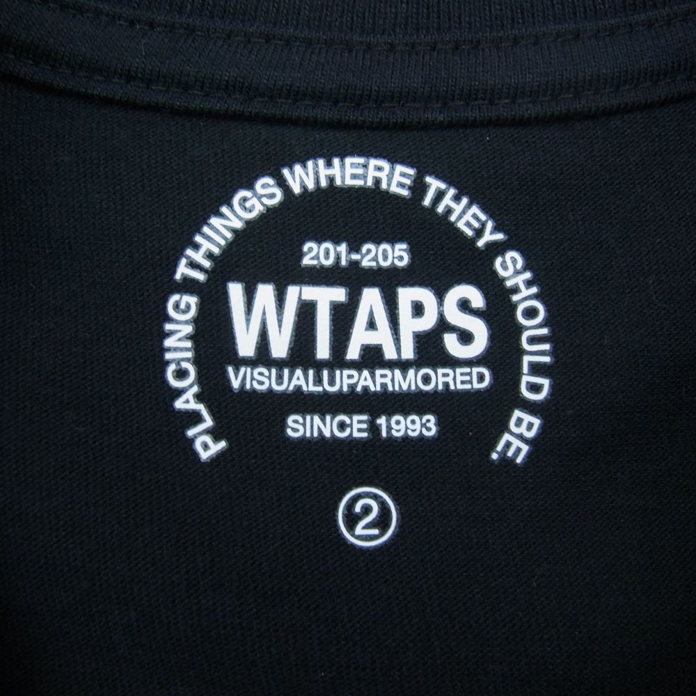 WTAPS ダブルタップス DESERT STORM SQD TEE Tシャツ ブラック系 2【美品】【中古】