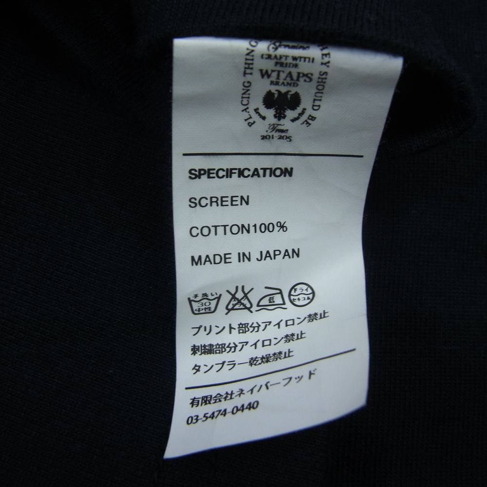 WTAPS ダブルタップス DESERT STORM SQD TEE Tシャツ ブラック系 2【美品】【中古】