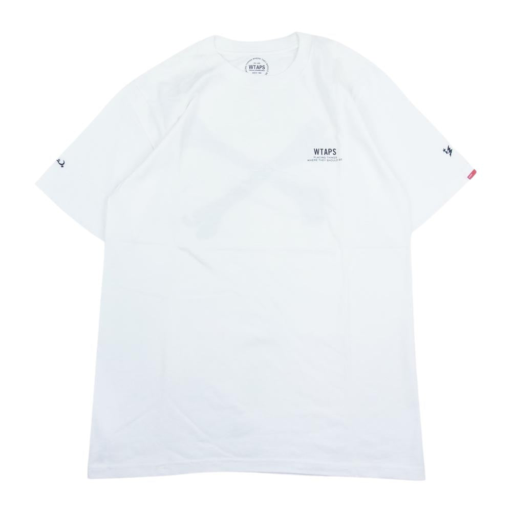 WTAPS ダブルタップス CROSS BONE SS TEE クロスボーン 半袖 Tシャツ ホワイト系 2【中古】