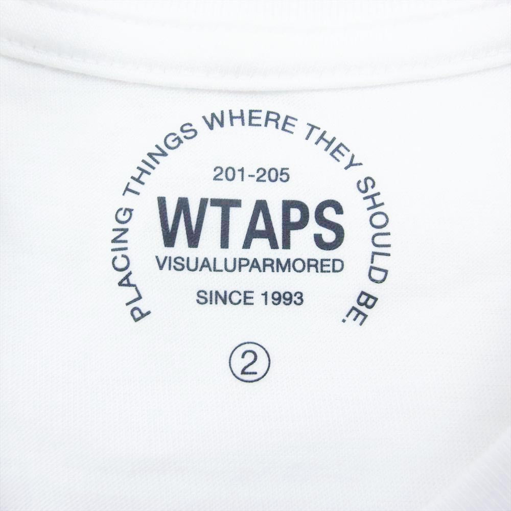 WTAPS ダブルタップス CROSS BONE SS TEE クロスボーン 半袖 Tシャツ ホワイト系 2【中古】