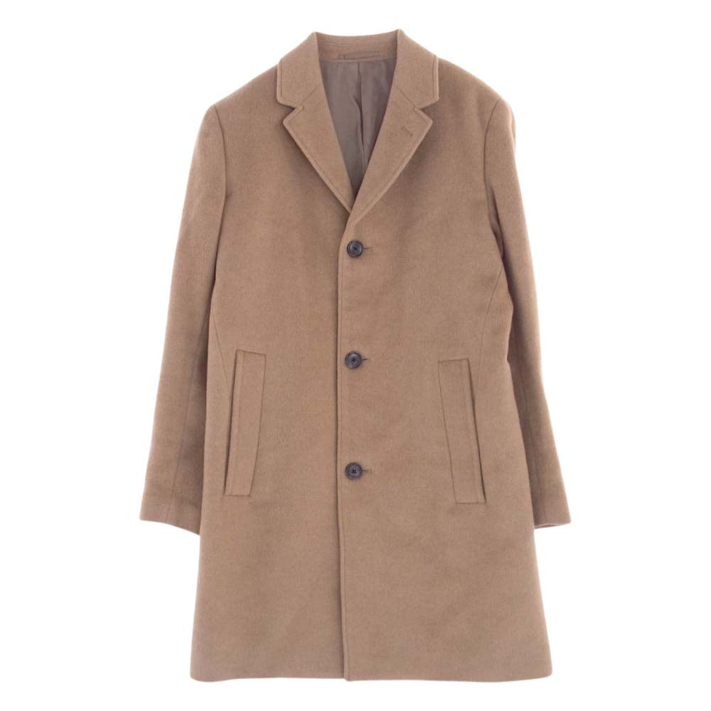 セオリー 02-3409009 CAMEL キャメル ウール チェスターコート ベージュ系 XS【中古】