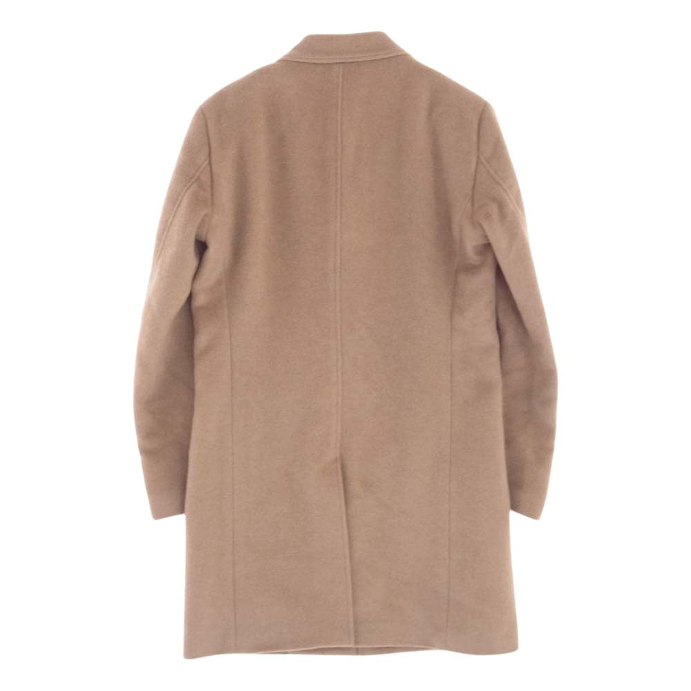 セオリー 02-3409009 CAMEL キャメル ウール チェスターコート ベージュ系 XS【中古】