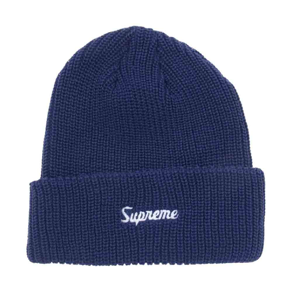 Supreme シュプリーム 23AW Loose Gauge Beanie Dark Blue ルーズ ゲージ ビーニー ニットキャップ ネイビー系【新古品】【未使用】【中古】