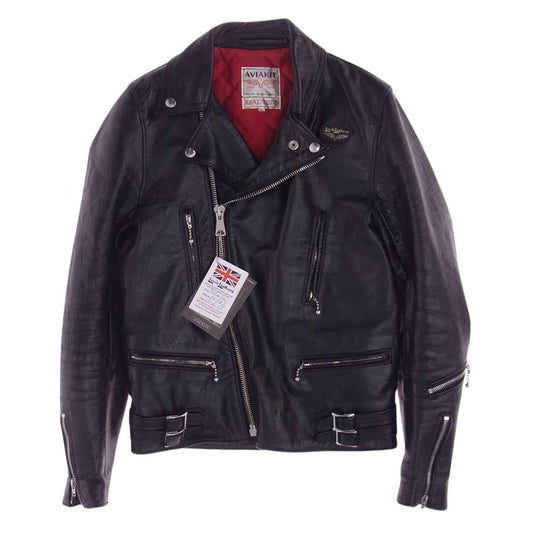 Lewis Leathers ルイスレザー 391T TIGHT FIT HORSEHIDE ライトニング タイトフィッ トホースハイド レザー ジャケット ブラック系 36【中古】