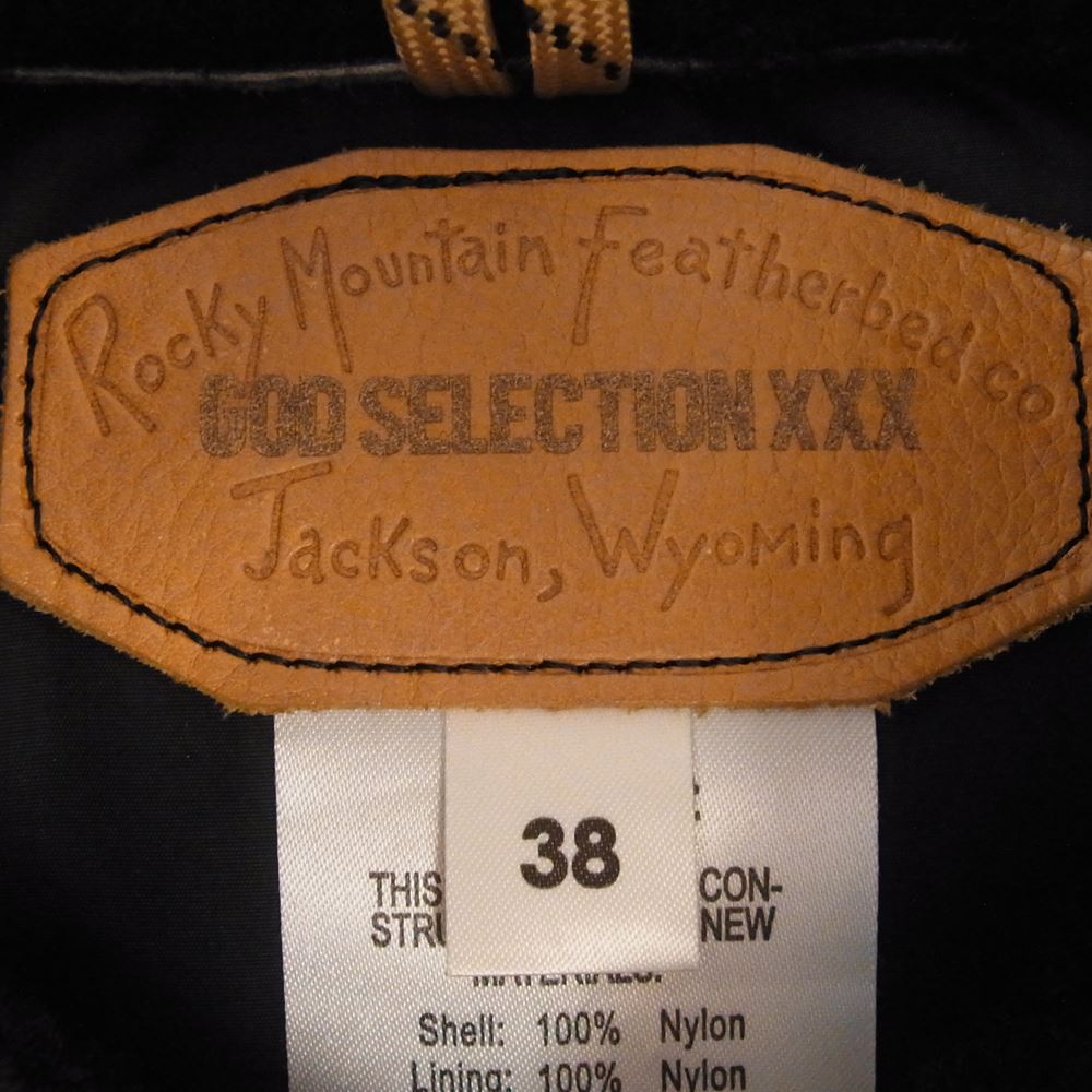 GOD SELECTION XXX ゴッドセレクション ROCKY MOUNTAIN FEATHER BED