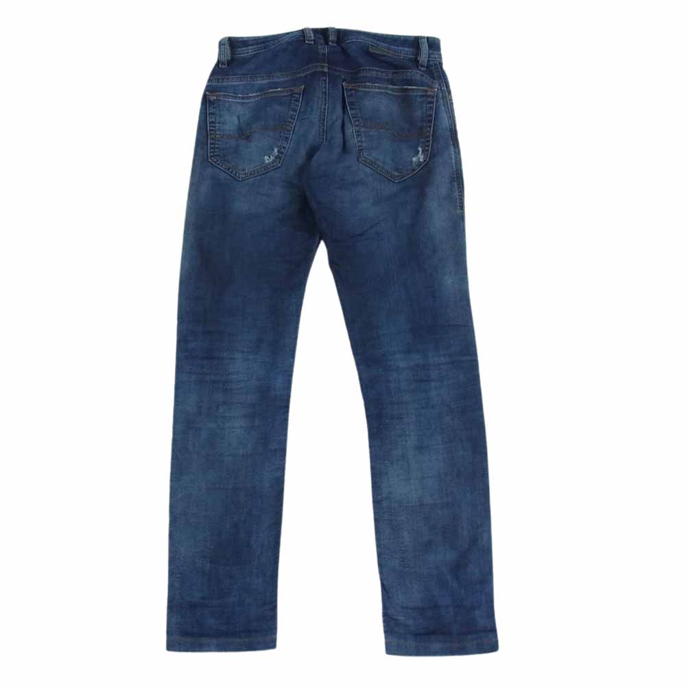 DIESEL ディーゼル 00T0010600S THOMMER CB-NE ジョグジーンズ ダメージデニム インディゴブルー系 26【中古】