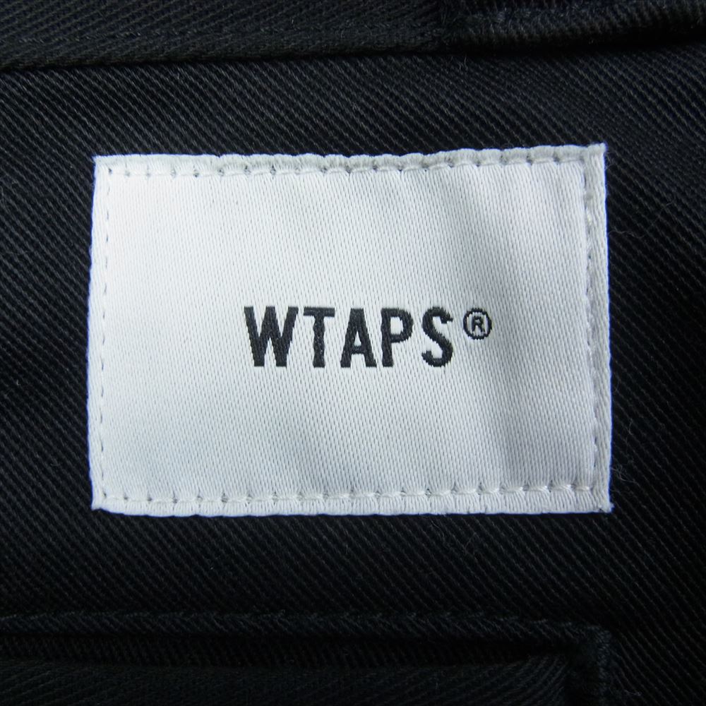 WTAPS ダブルタップス 21SS 211BRDT-PTM03 UNION TROUSERS COPO TWILL ユニオン トラウザーズ パンツ ブラック系 02【中古】