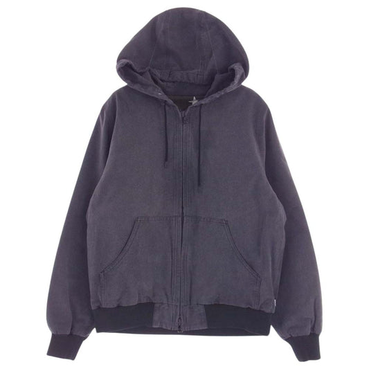 SOPHNET. ソフネット 16AW SOPH-167044 DAMAGED HOODED BLOUSON ライナー スター柄 フード ワーク ブルゾン ジャケット グレー系【中古】