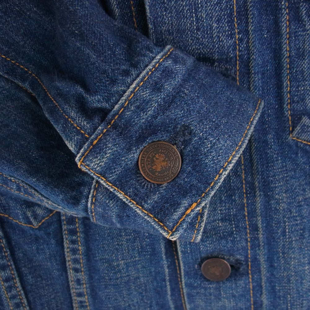 WTAPS ダブルタップス 15SS 151GWDT-JKM04 DENIM JK 裏ロゴ プリント デニム インディゴブルー系 M【中古】