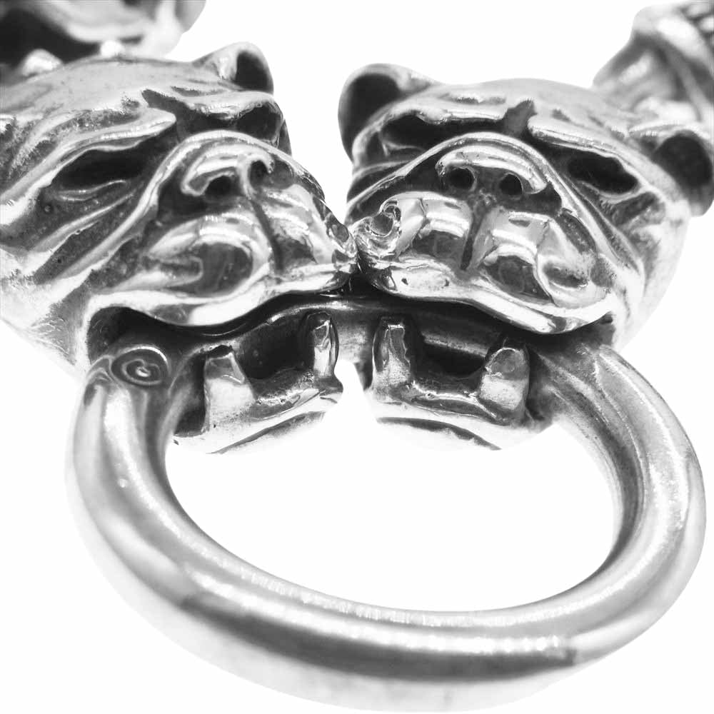 GABOR ガボール Gaboratory ガボラトリーホールディング ギャランティカード付属 2Bulldog With 4Skulls Bracelet 2ブルドッグ 4スカル ブレスレット シルバー系【中古】
