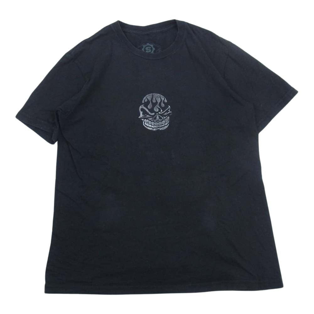 STARLIN GEAR スターリンギア スカル プリント ツアー Tシャツ ブラック系 M【中古】