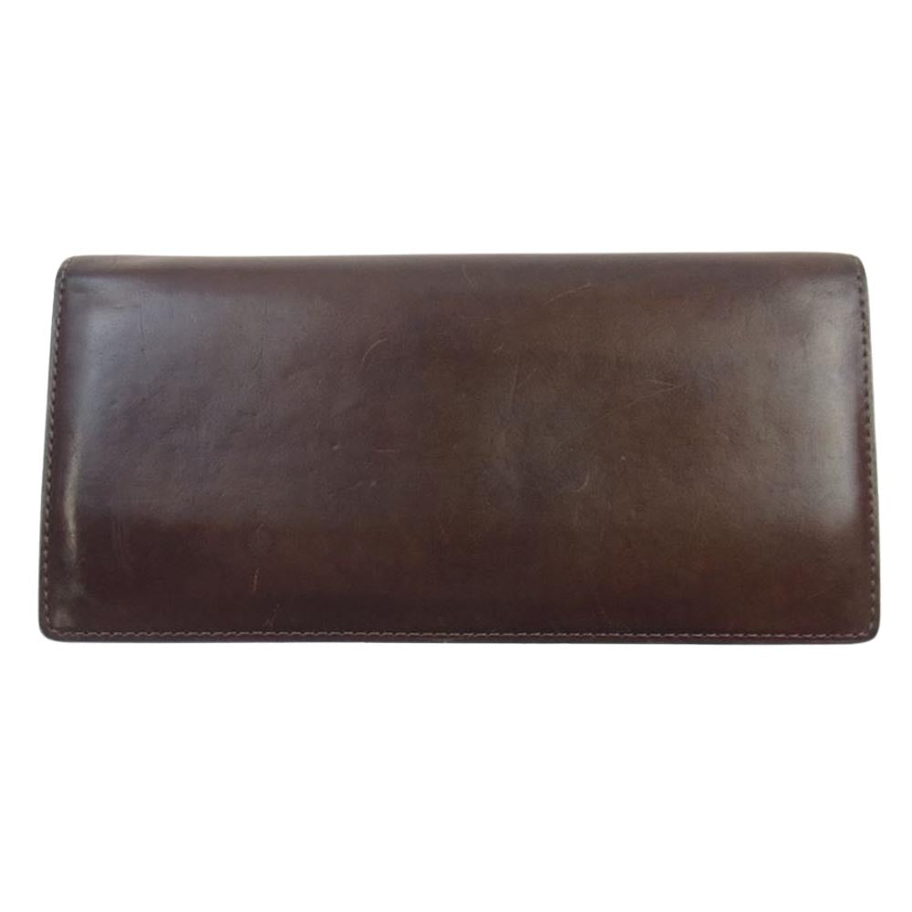 土屋鞄 2つ折り 長財布 財布 ウォレット ブラウン系【中古】
