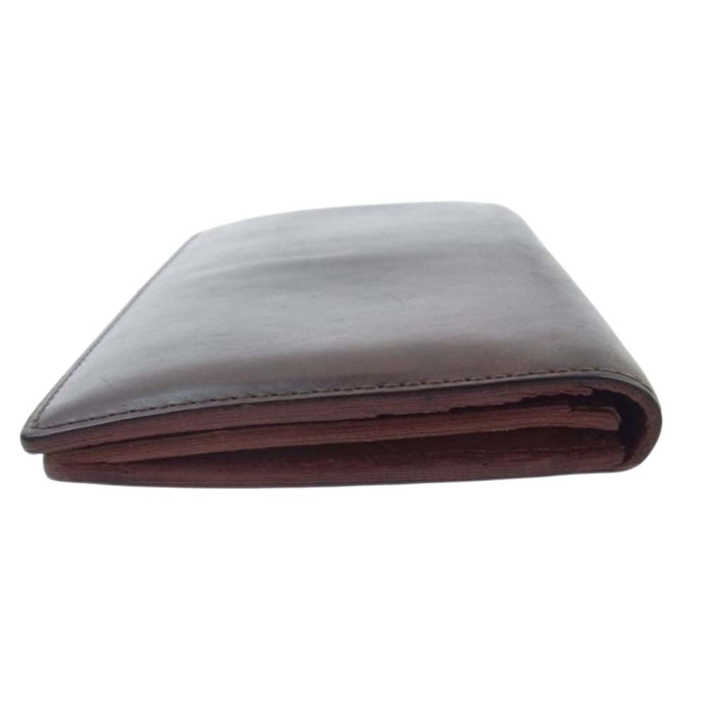 土屋鞄 2つ折り 長財布 財布 ウォレット ブラウン系【中古】