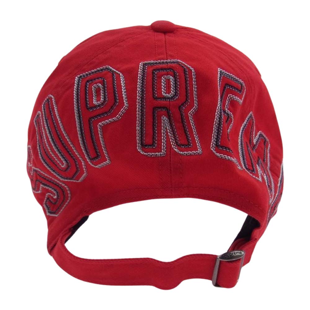 Supreme シュプリーム 23AW Back Arc 6-Panel Red 6パネル バックロゴ キャップ レッド系【中古】