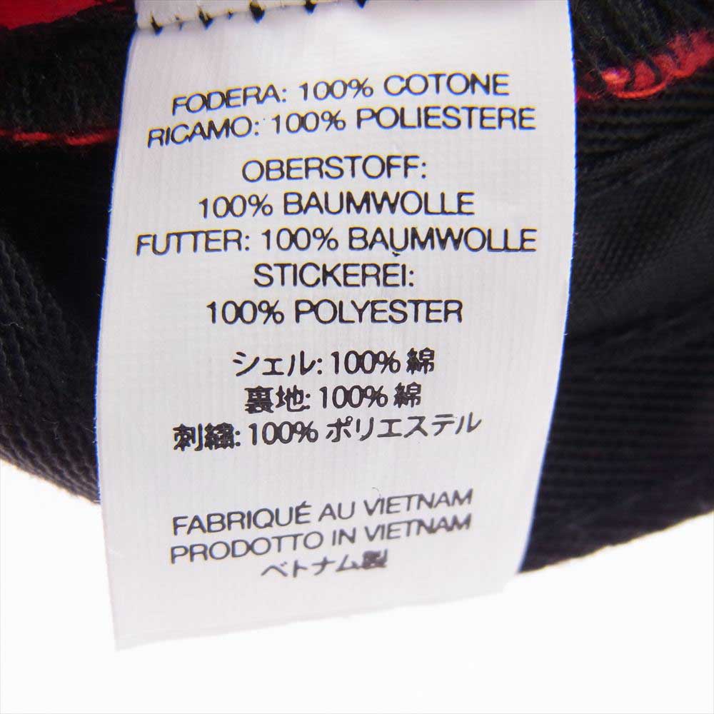 Supreme シュプリーム 23AW Back Arc 6-Panel Red 6パネル バックロゴ キャップ レッド系【中古】