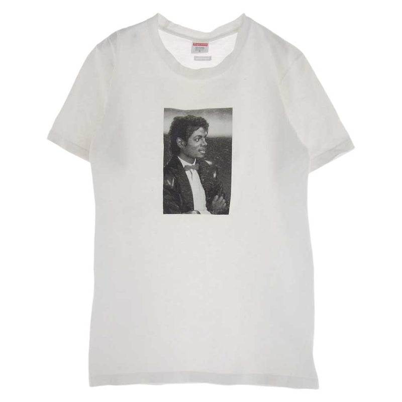 Supreme シュプリーム 17SS Michael Jackson Tee マイケルジャクソン Tシャツ プリント 半袖 ホワイト系 S【中古】