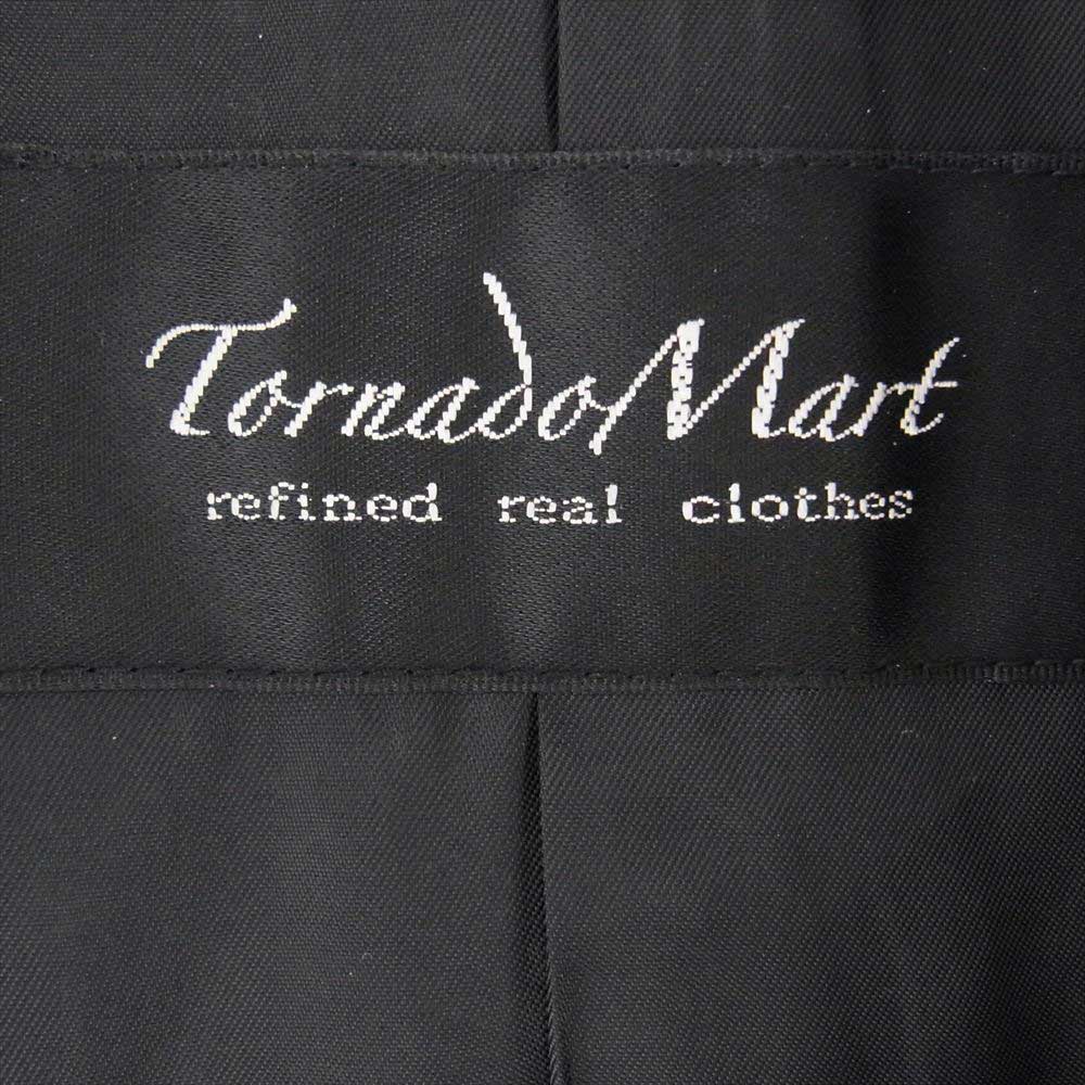 トルネードマート クロコ型押し 牛革 レザー シングル ライダース ジャケット モスグリーン系【中古】