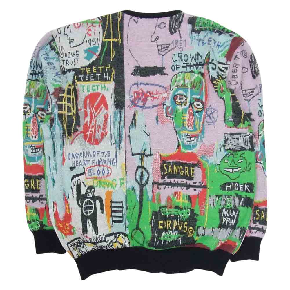 wackomaria BASQUIAT モヘアカーディガンMサイズ WACKO MARIA × Basquiat モヘアカーディガン