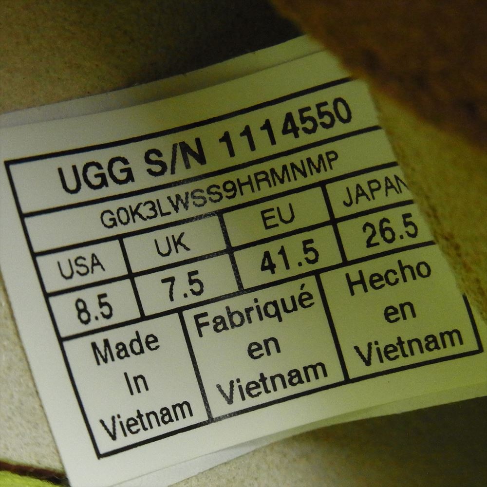 UGG アグ CA805 CAMO 1114550 CHESTNUT CAMO カモフラ スニーカー ブラウン系 26.5cm【中古】