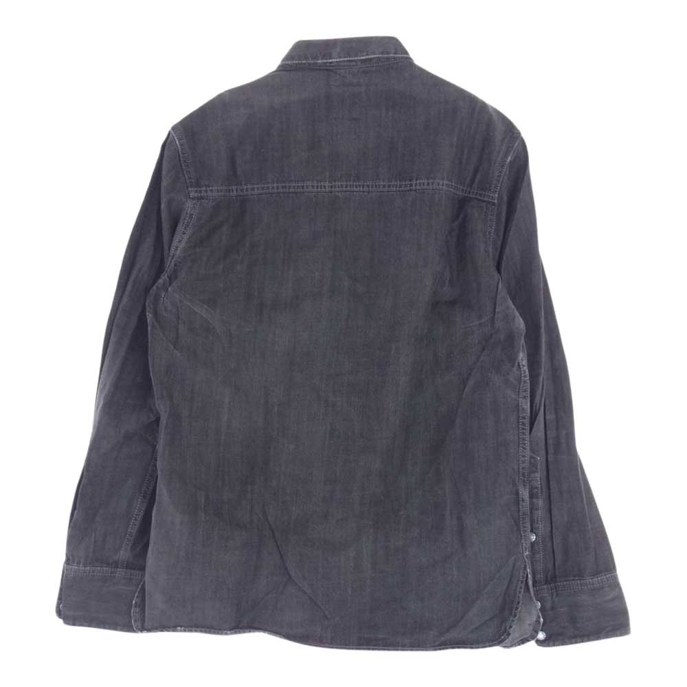 WTAPS ダブルタップス 151GWDT-SHM09 ALLMAN LS SHIRTS オールマン デニム シャツ ブラック ダークグレー系 M【中古】