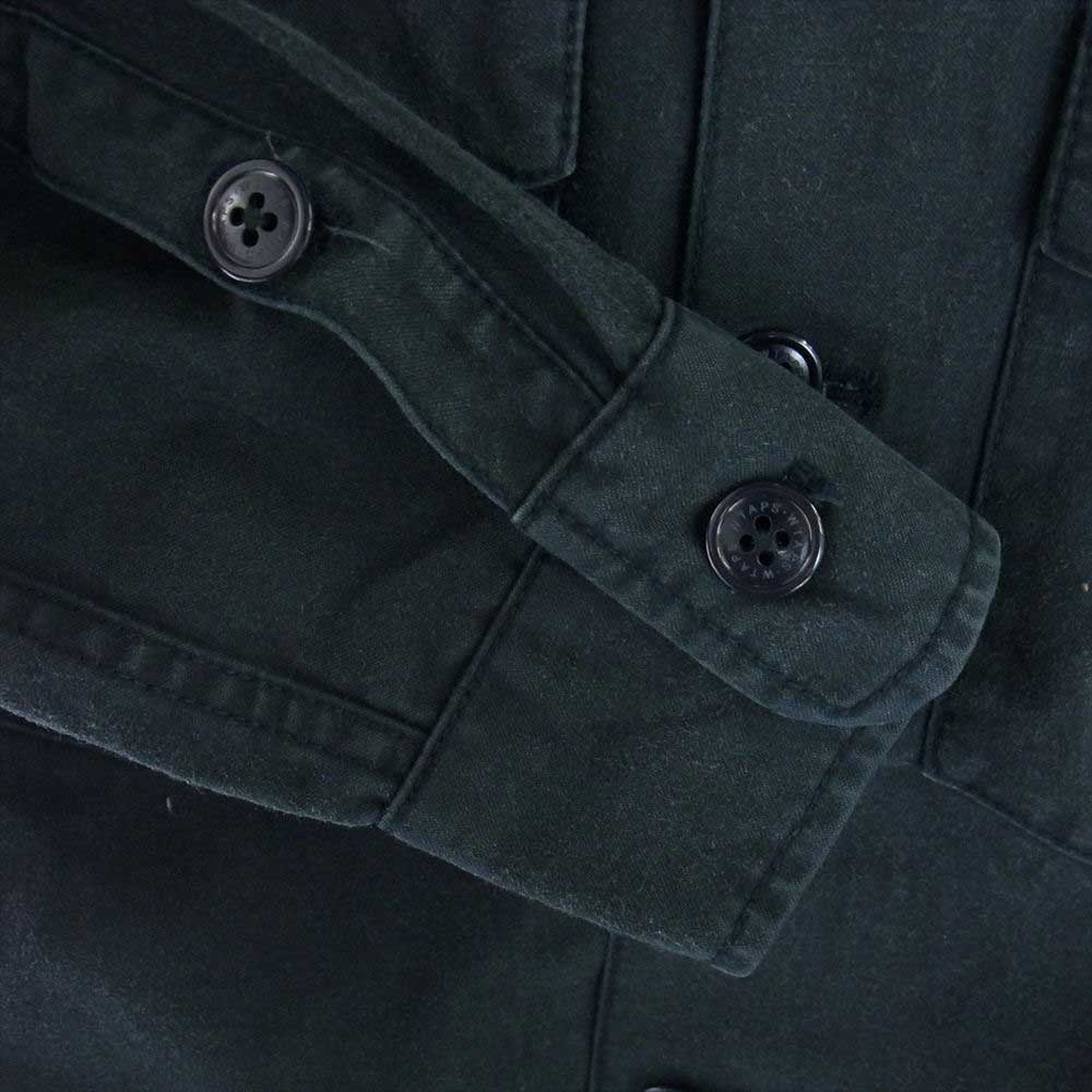 WTAPS ダブルタップス 142GWDT-SHM02 BUDS L/S SHIRTS ミリタリー シャツ ネイビー ダークグレー系【中古】