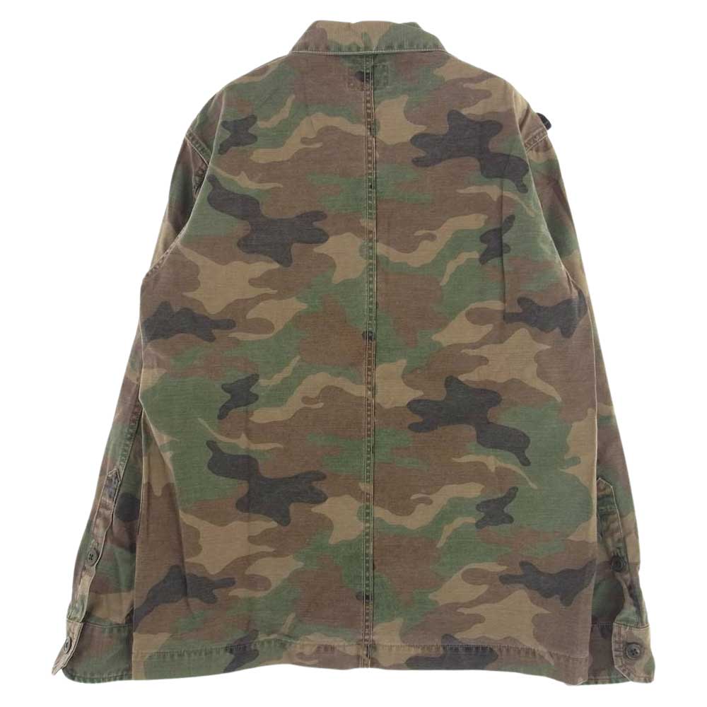 WTAPS ダブルタップス 15SS 151GWDT-SHM15 BUDS L/S 02 SHIRTS ミリタリー シャツ カモ ブラウン系 2【中古】